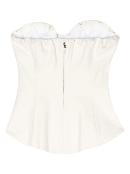 Textured Strapless Top