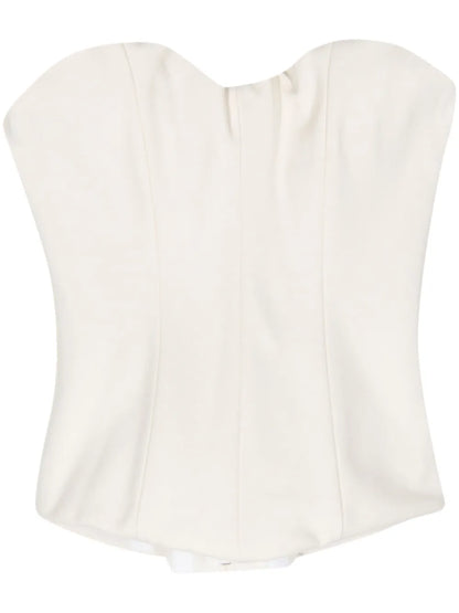 Textured Strapless Top