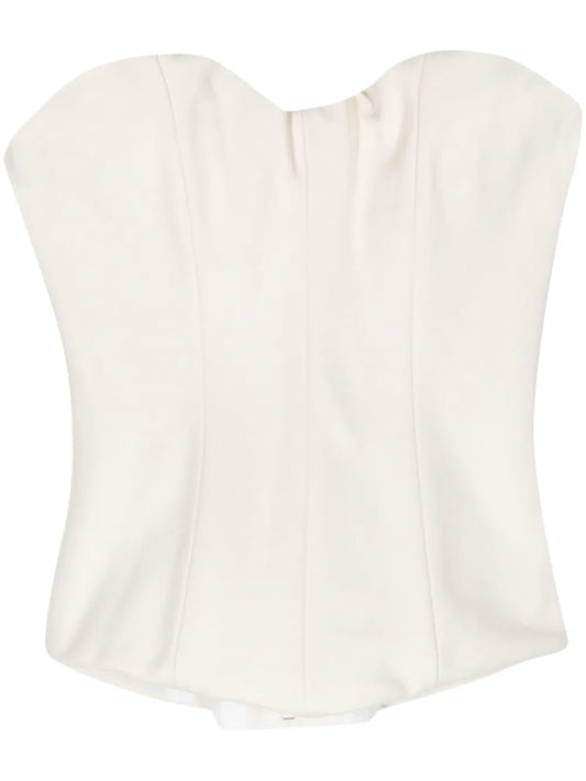 Textured Strapless Top