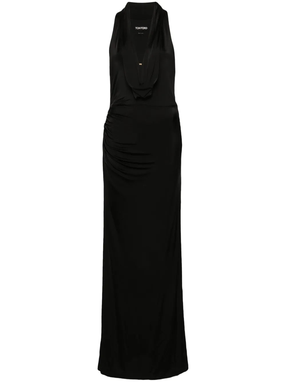 Draped Sleeveless Gown