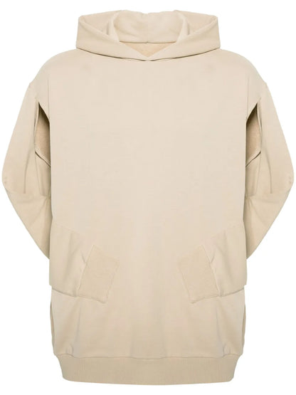 Sleeveless Cotton-Blend Hoodie