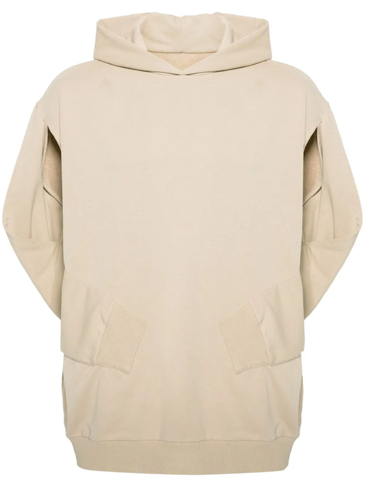 Sleeveless Cotton-Blend Hoodie
