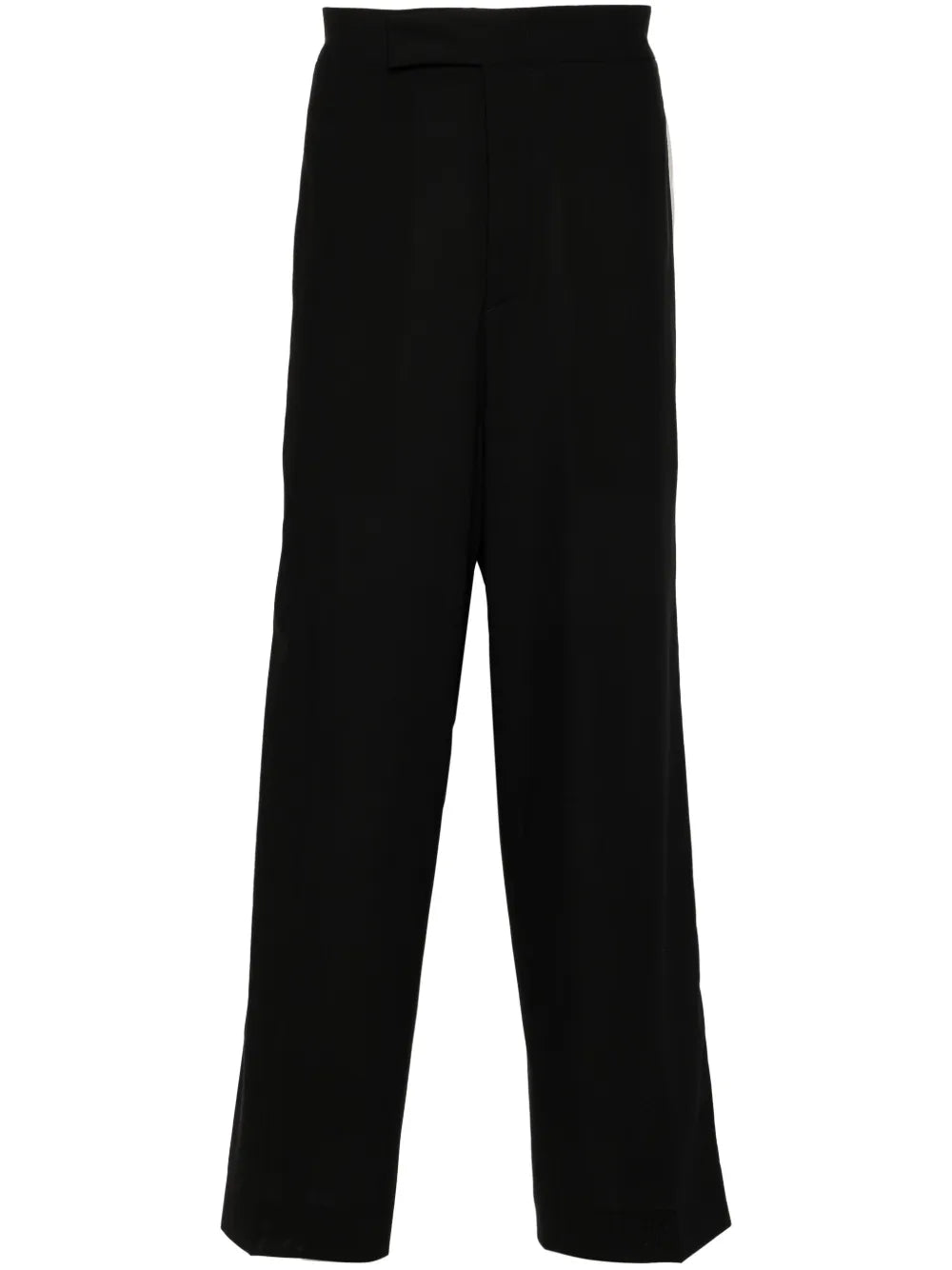 Side-Stripe Wool Trousers