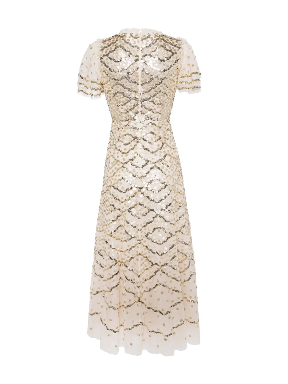 Deco Dot Gloss Maxi Dress