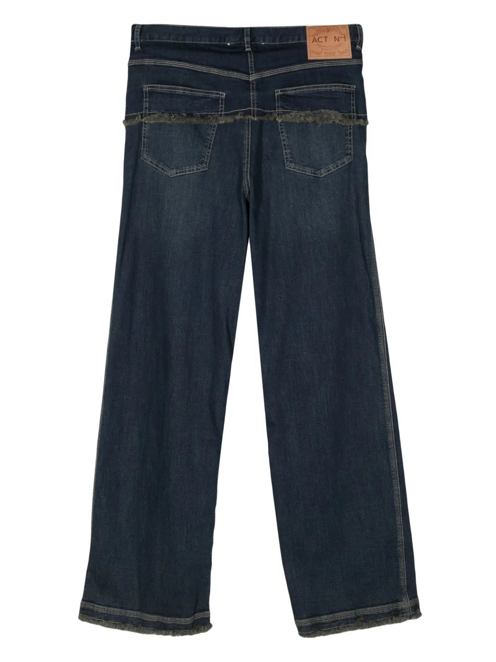 Mid-Rise Straight-Leg Jeans