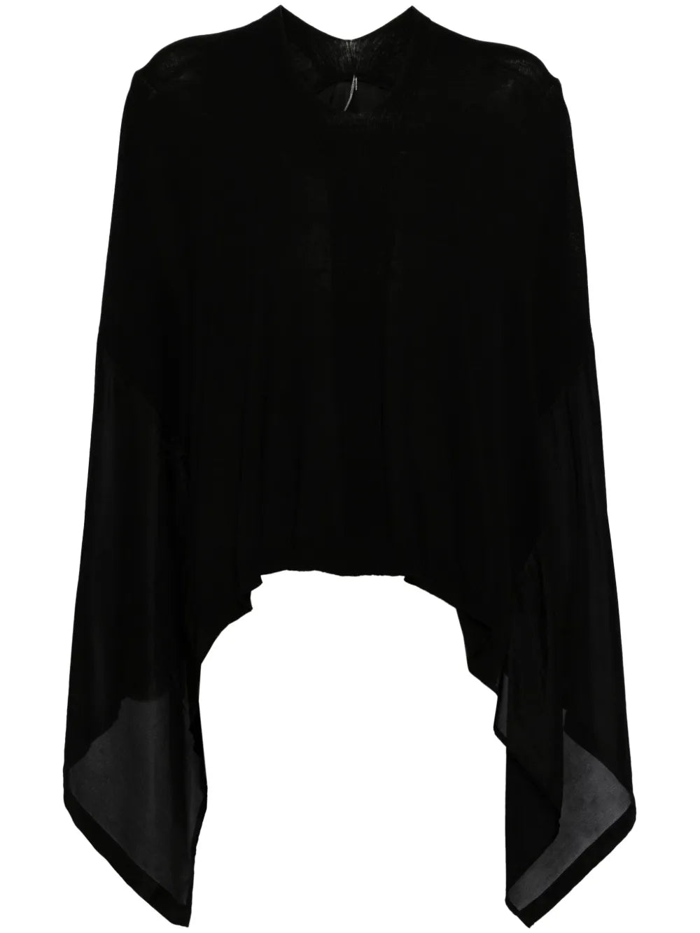 Draped Hi-Lo Blouse