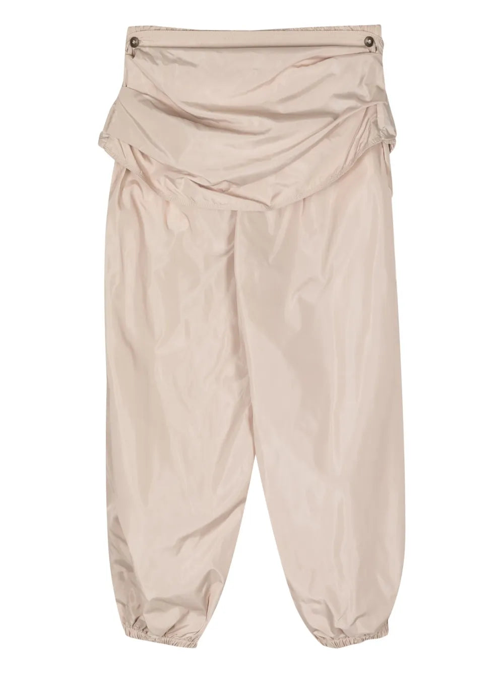 Tied-Waist Track Pants