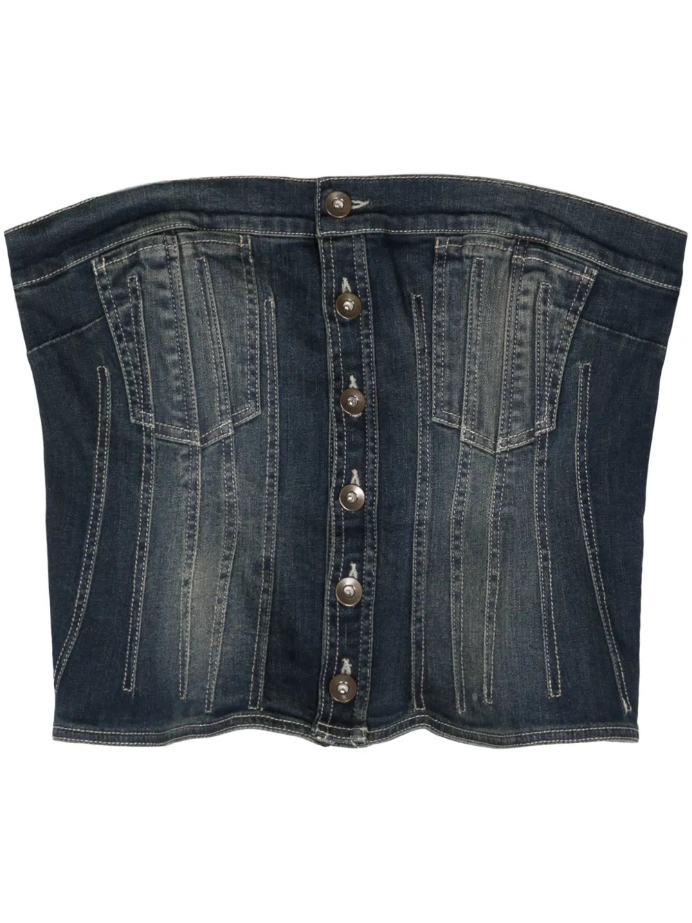 Denim Corset Top