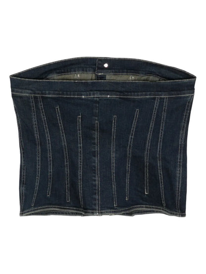 Denim Corset Top
