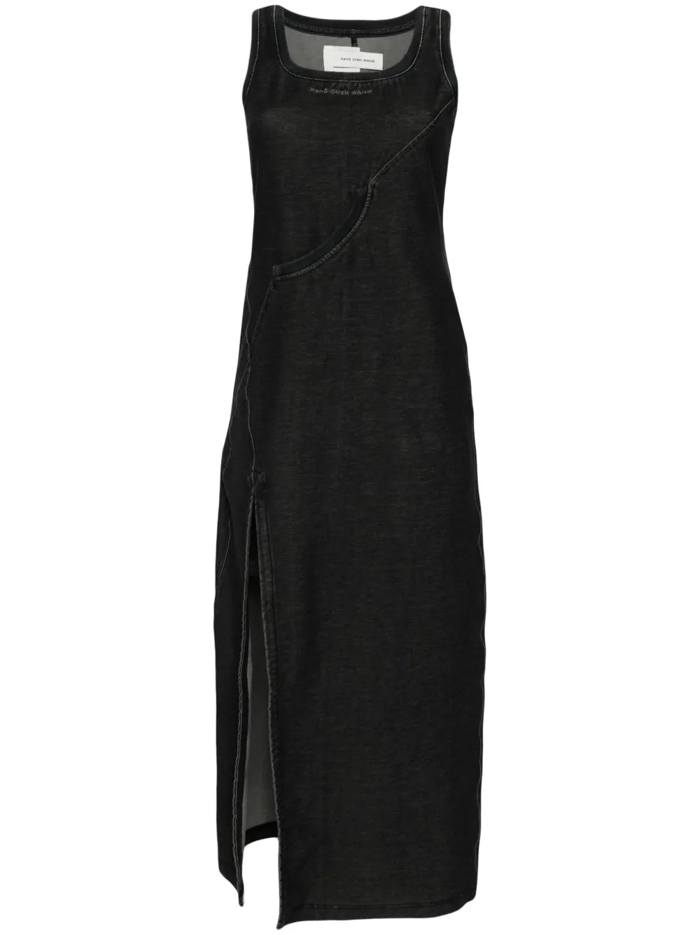 Sleeveless Denim Maxi Dress