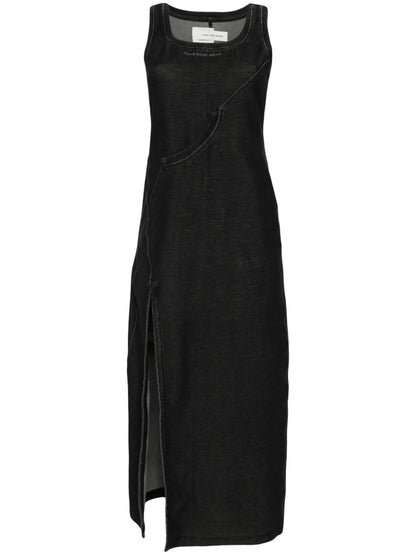 Sleeveless Denim Maxi Dress