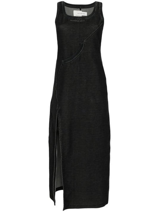 Sleeveless Denim Maxi Dress