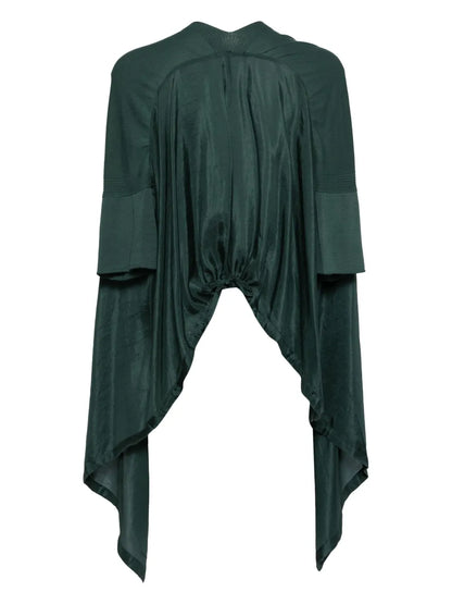 Draped Hi-Lo Blouse