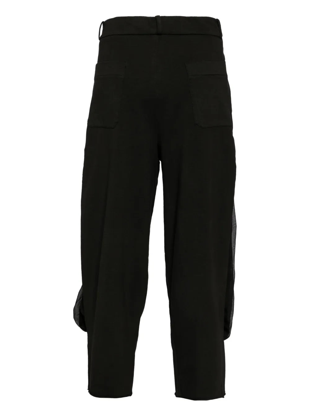 Panelled Straight-Leg Trousers