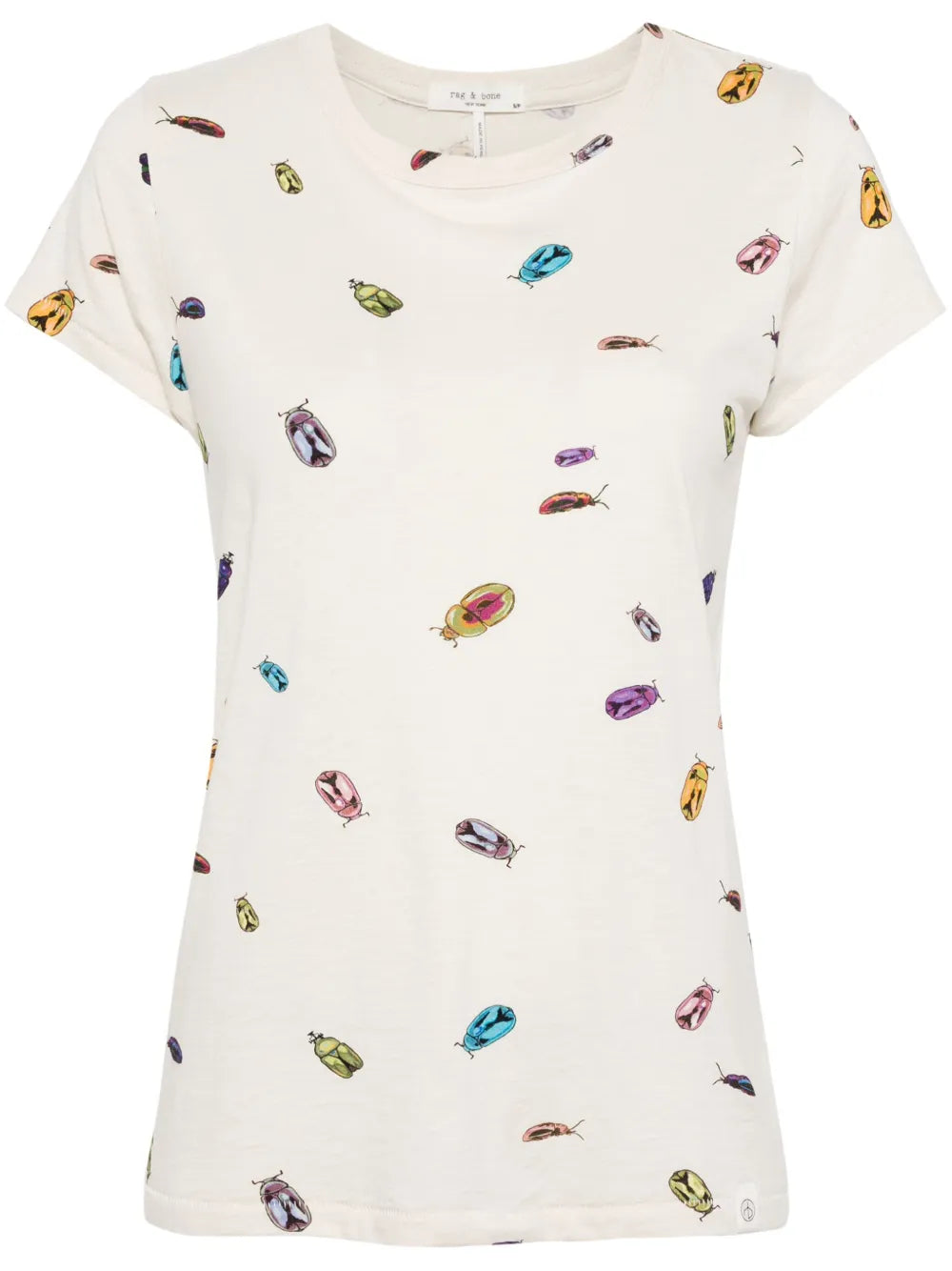 Beetle-Print Pima Cotton T-Shirt