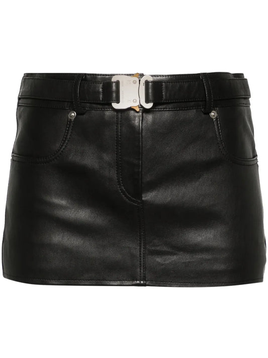 Leather Mini Skirt