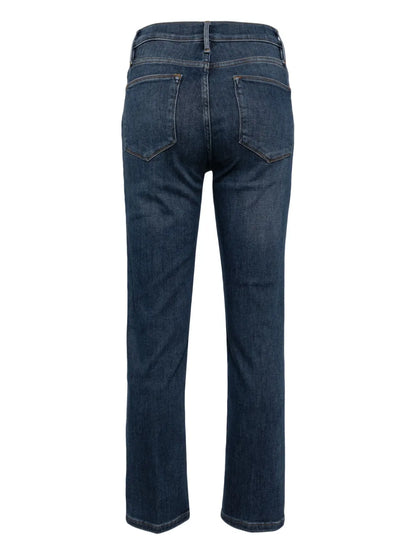 Mid-Rise Cropped Jeans