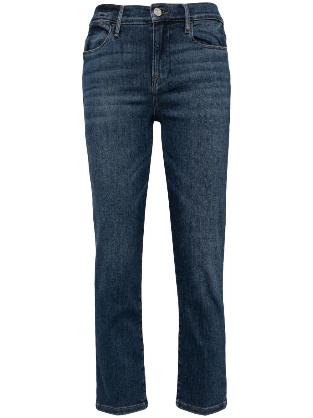 Mid-Rise Cropped Jeans