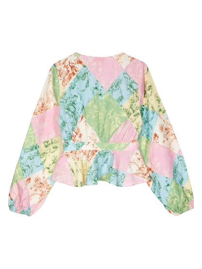 Irene Patchwork Blouse