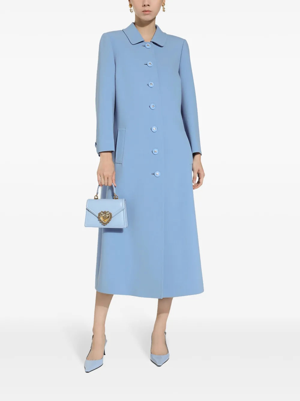 Single-Breasted Virgin-Wool Coat