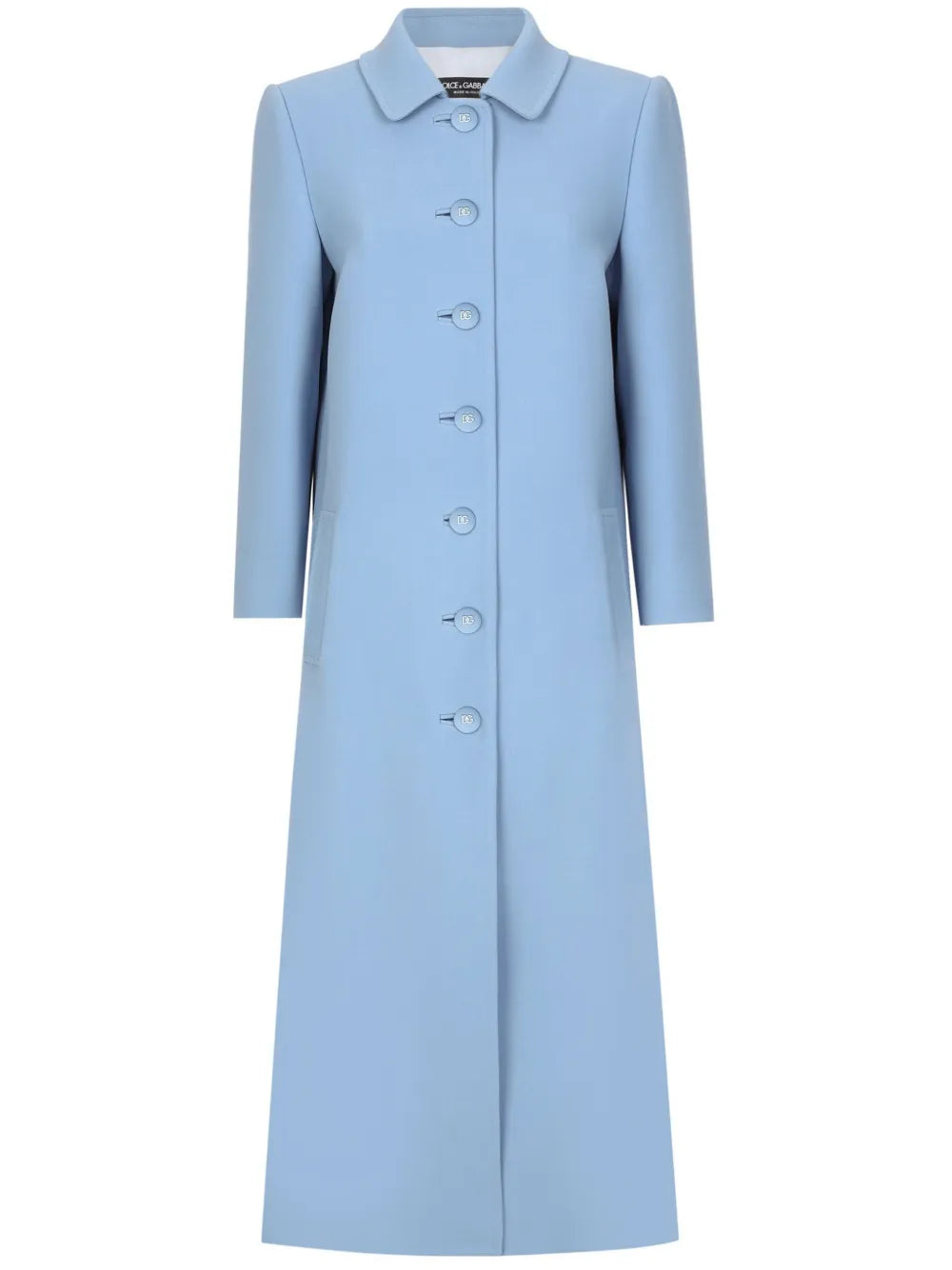 Single-Breasted Virgin-Wool Coat