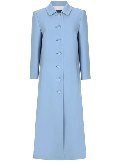 Single-Breasted Virgin-Wool Coat