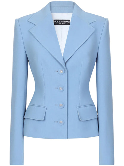 Fitted Buttoned Jacket