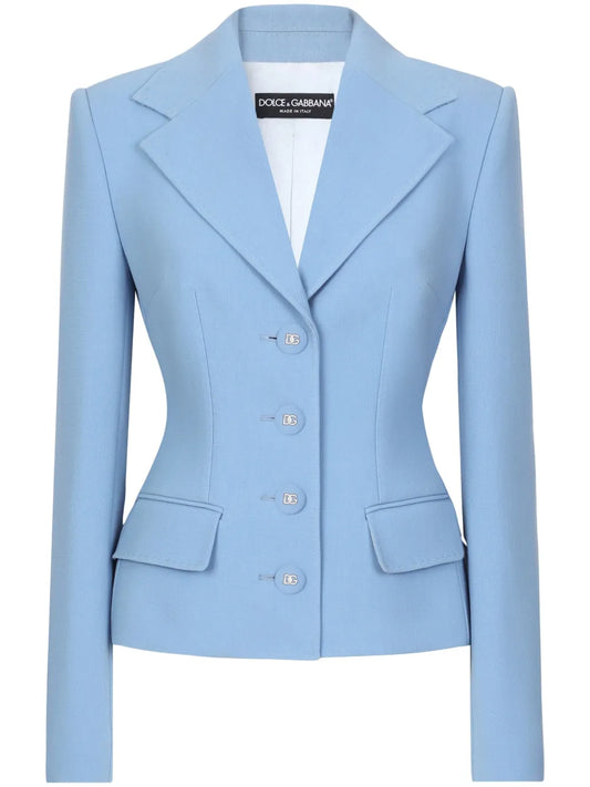Fitted Buttoned Jacket