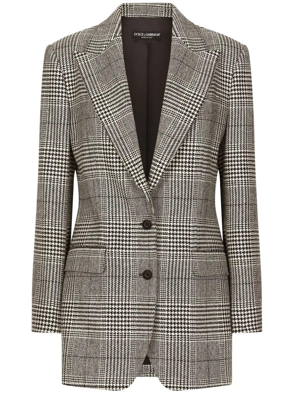Glen-Plaid Blazer