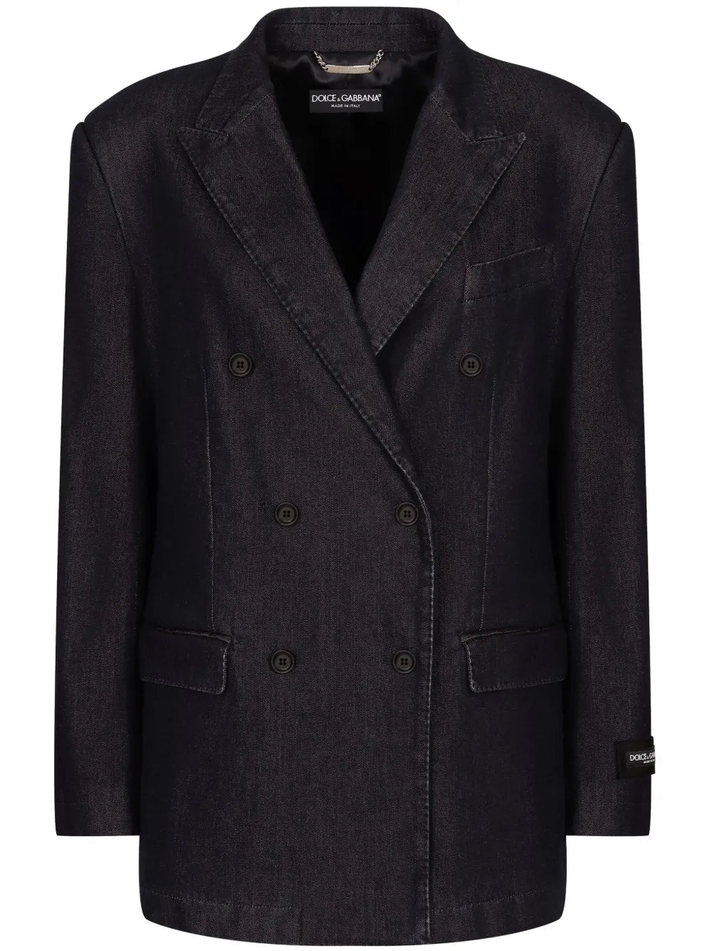 Double-Breasted Peak-Lapel Jacket