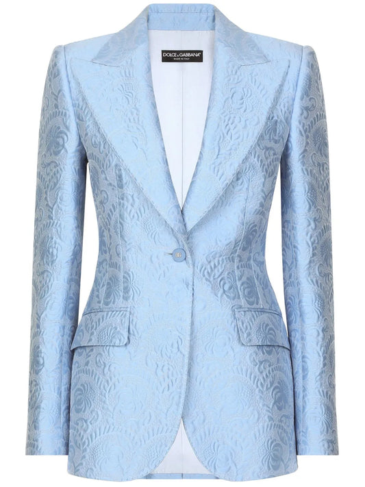 Floral Motif Blazer