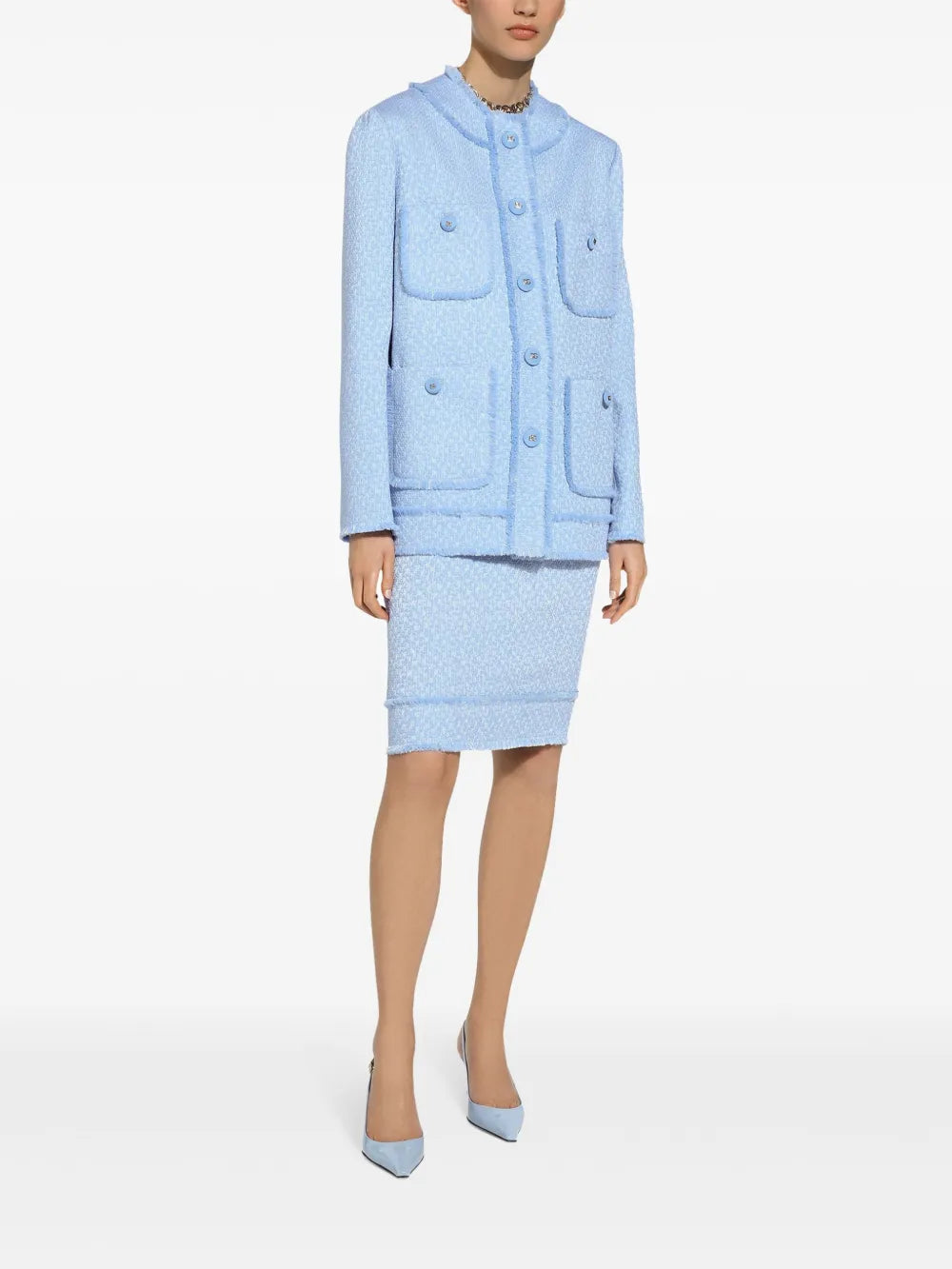 Frayed Tweed Jacket