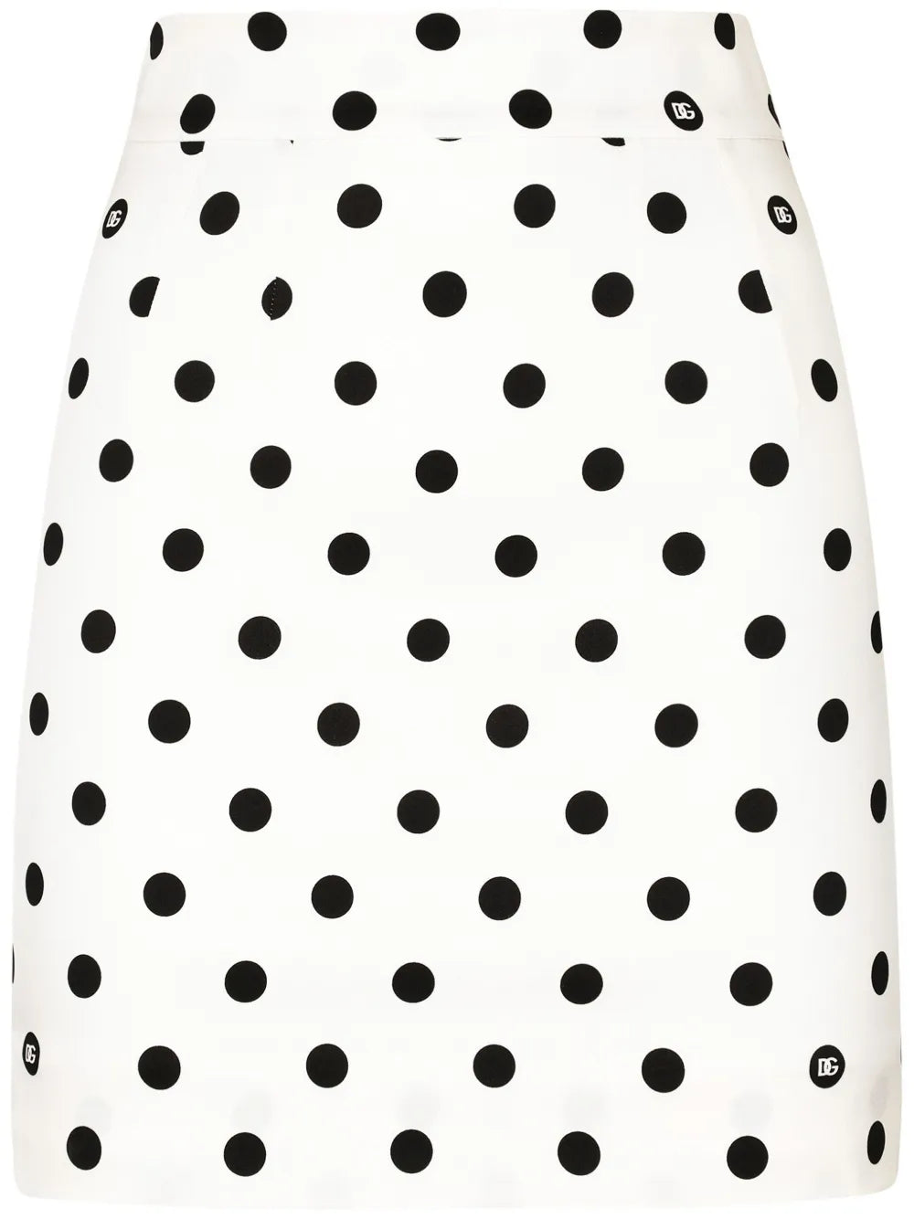Polka-Dot Mini Skirt