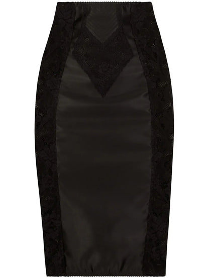 Corset-Style Lace Skirt