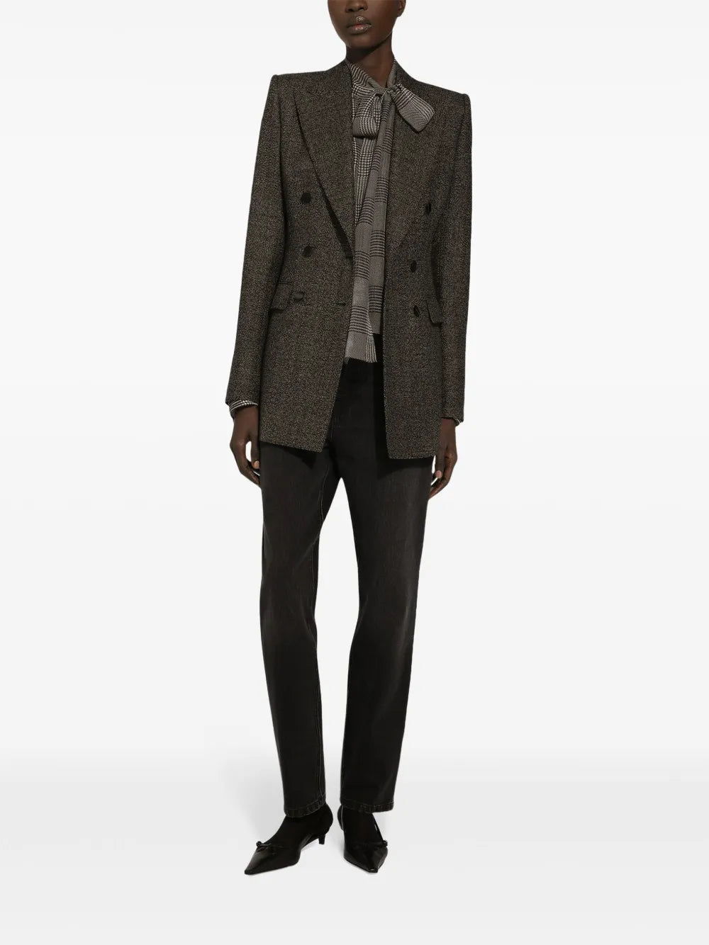 Prince Of Wales Check Blouse