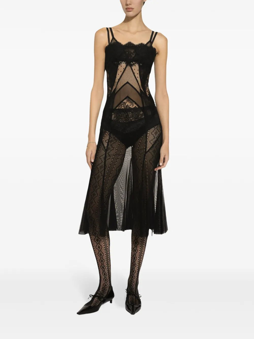 Semi-Sheer Dress