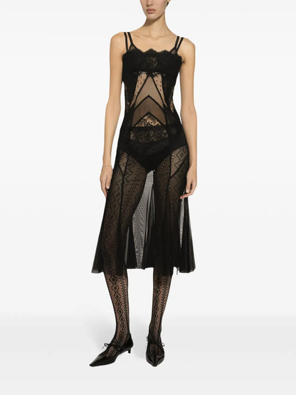 Semi-Sheer Dress