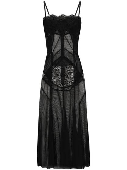 Semi-Sheer Dress