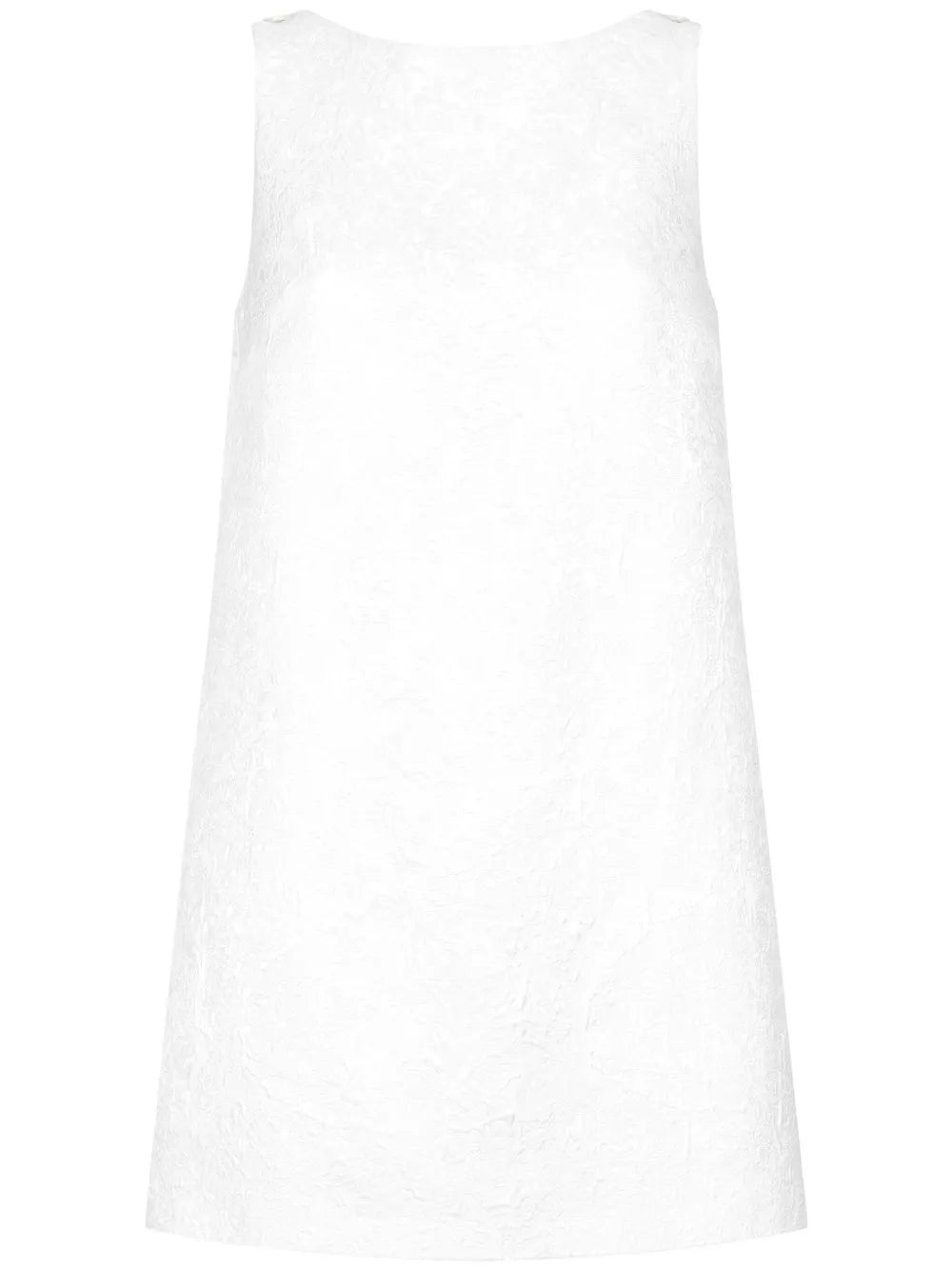 Brocade Sleeveless Shift Minidress
