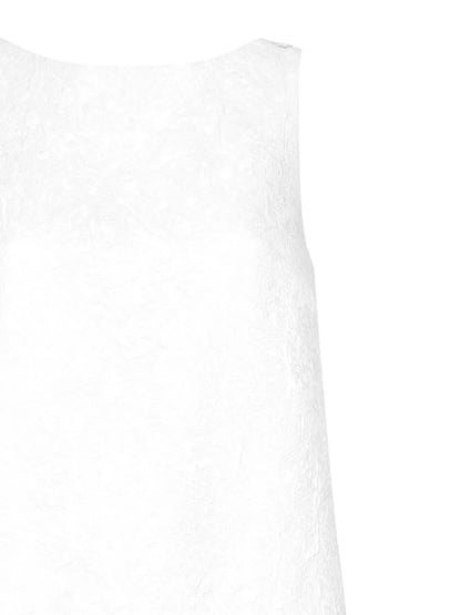 Brocade Sleeveless Shift Minidress