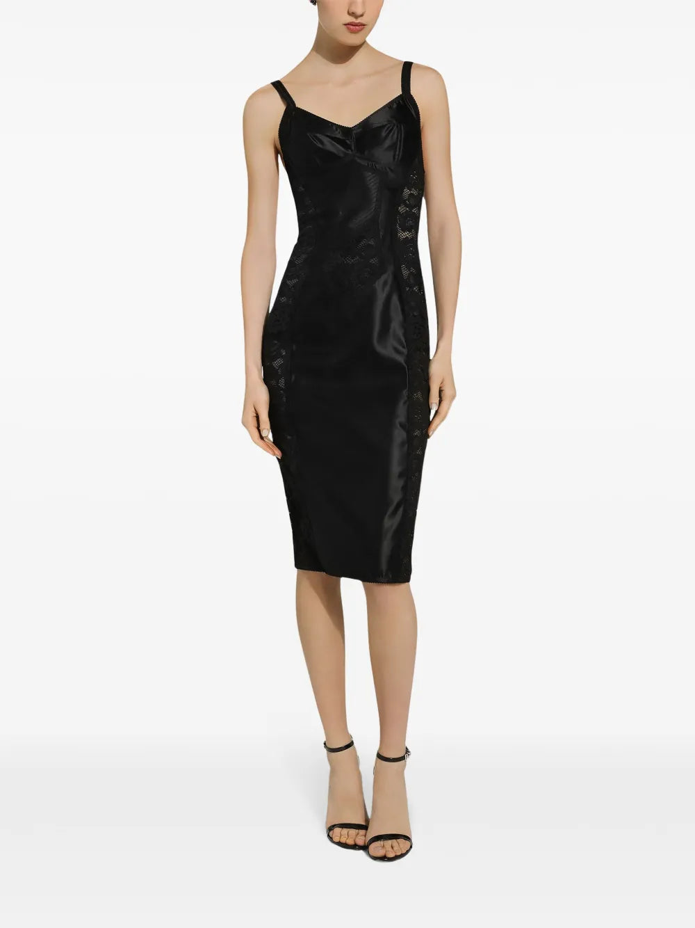 Lace-Panel Dress