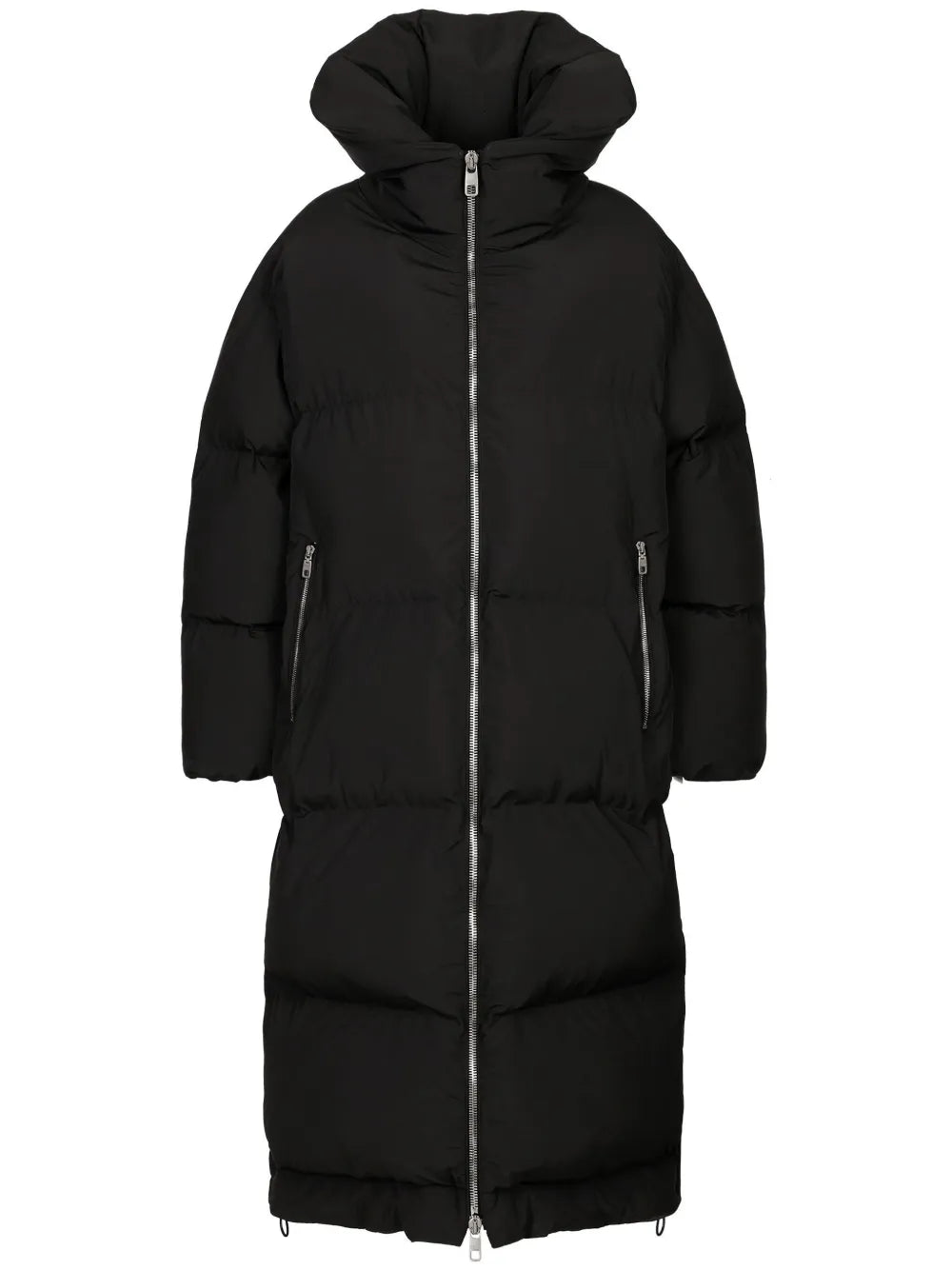 Logo-Plaque Padded Coat