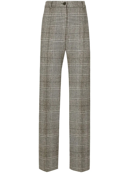 Tartan Check Trousers