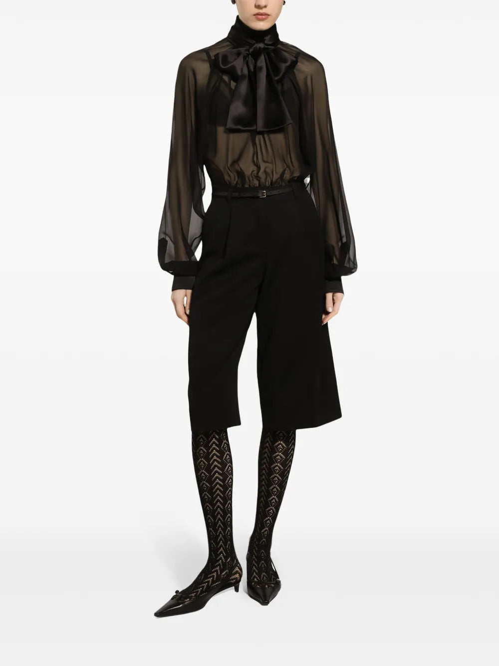 Tailored Knee-Length Shorts