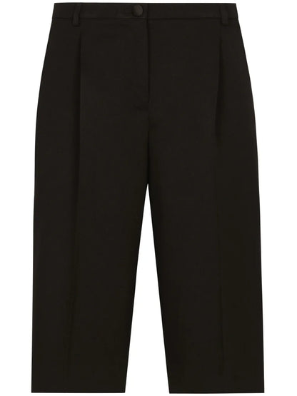 Tailored Knee-Length Shorts