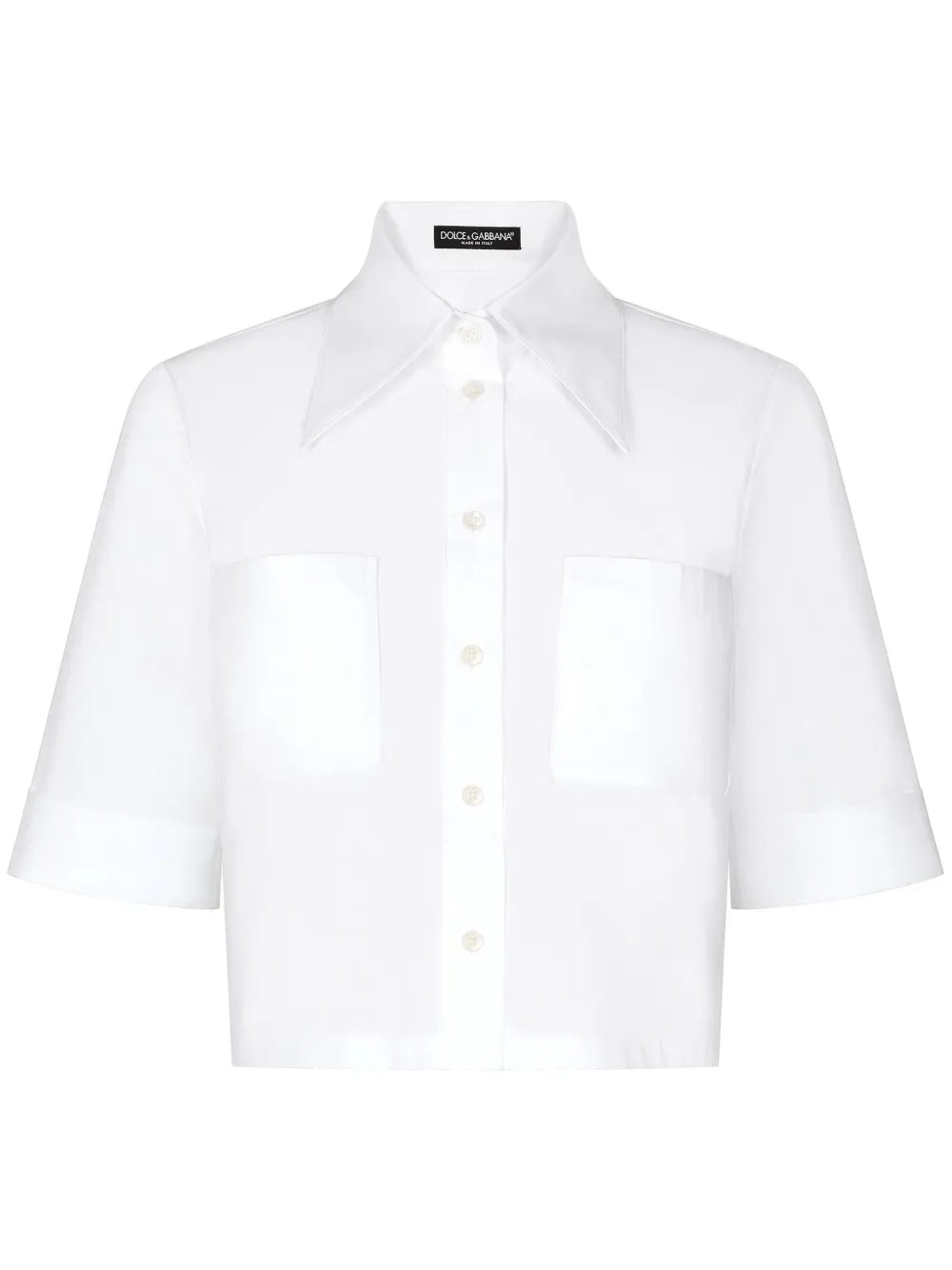 Cropped Cotton Shirt