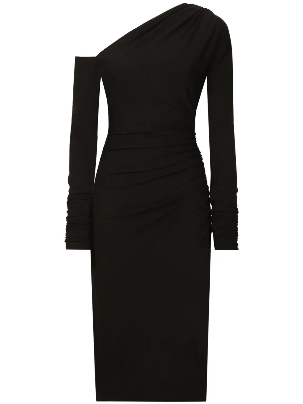 One-Shoulder Draped Dress