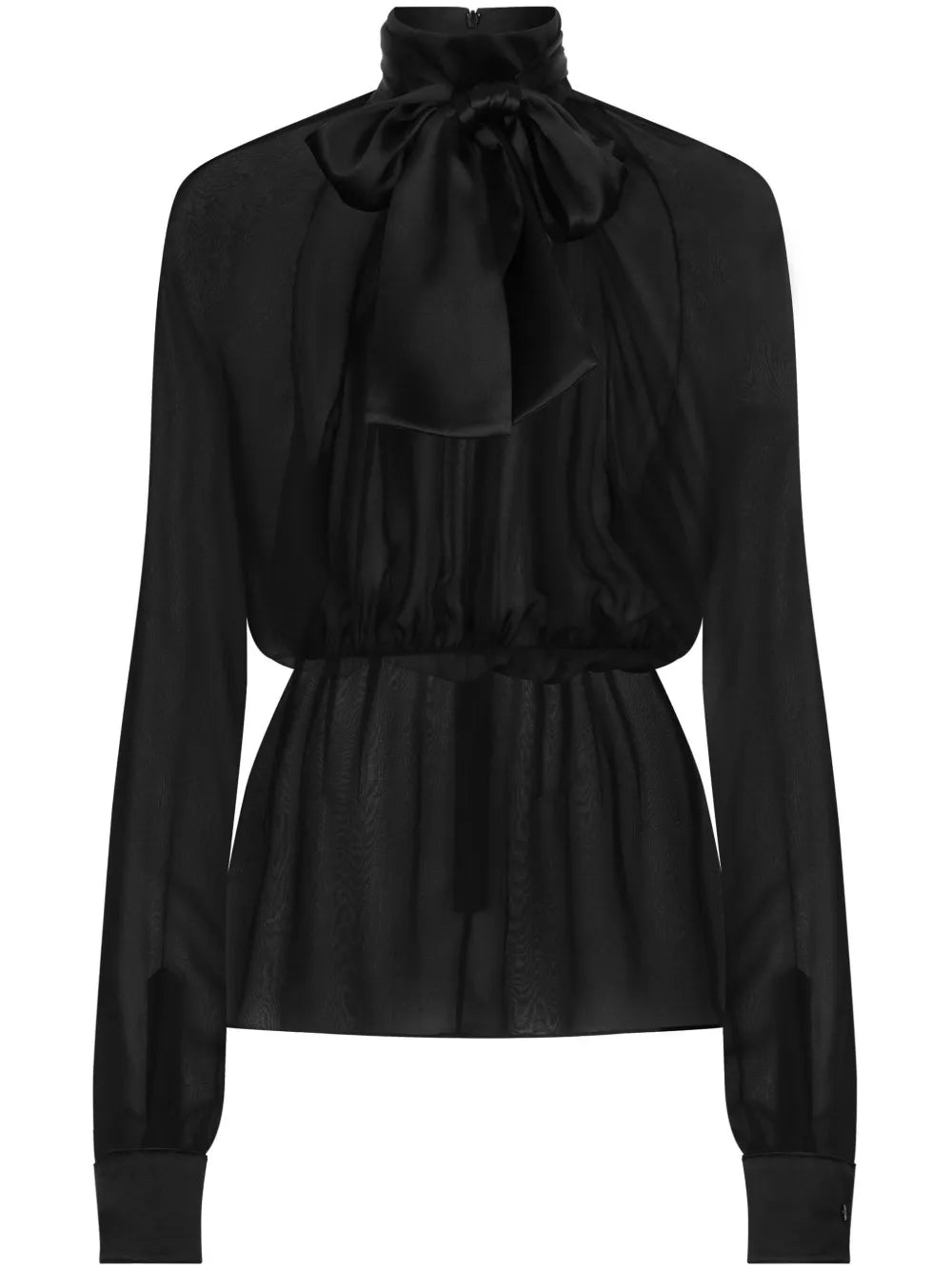 Semi-Sheer Blouse