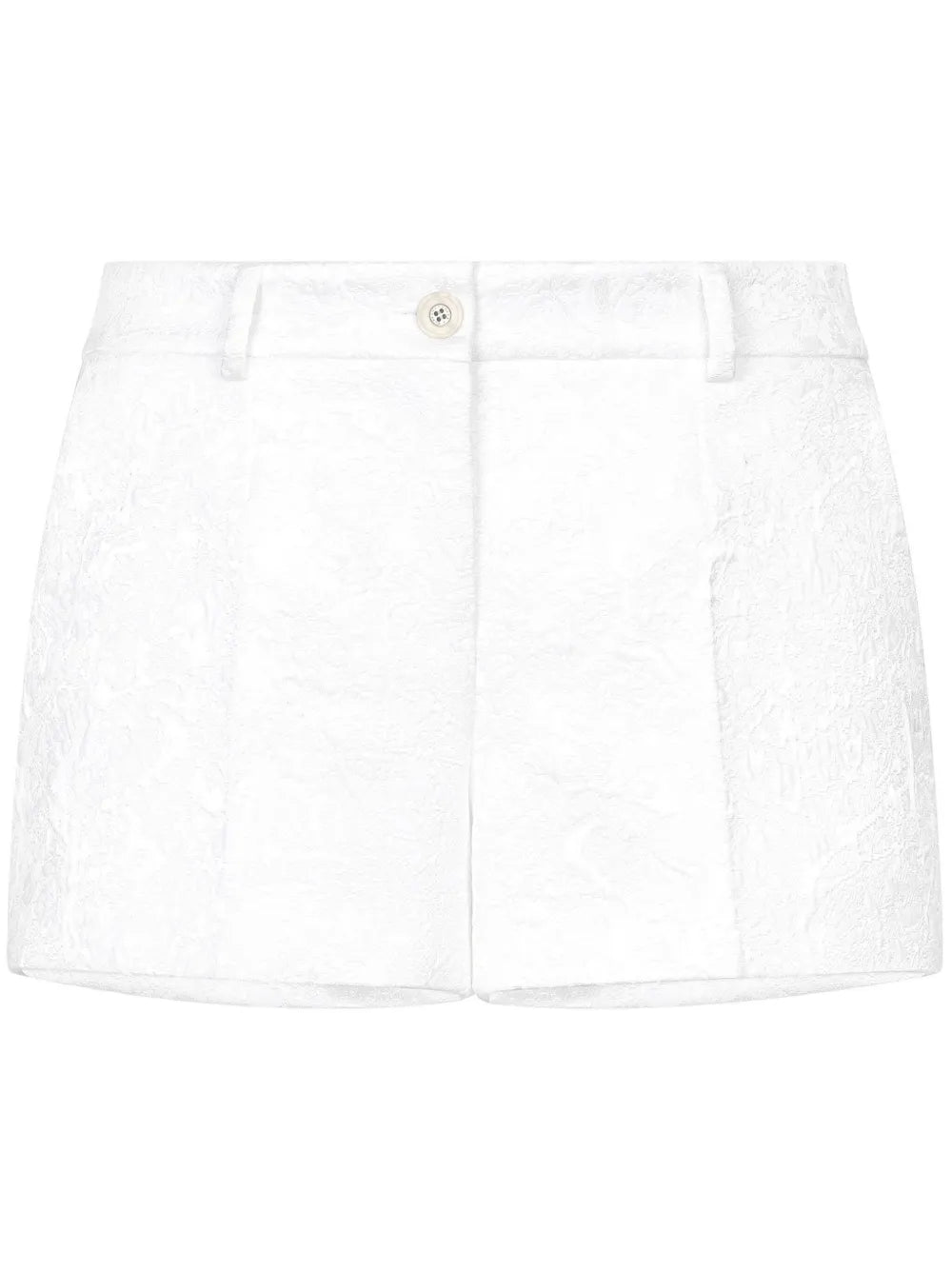 Brocade Above-Knee Shorts