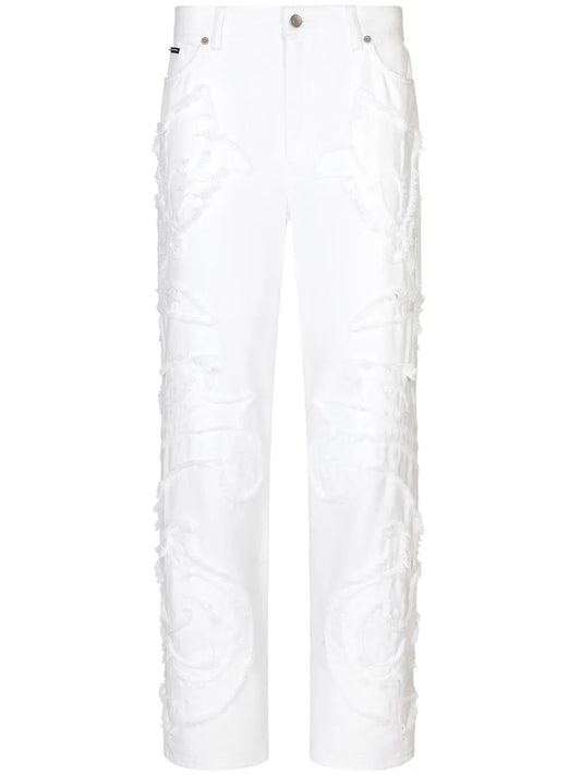 Logo-Patch Boyfriend Jeans